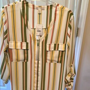 Cato Multicolor Striped Blouse